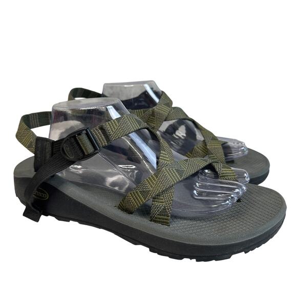 Chaco Sandals Green Mens SZ 12 Cloud 2 Adjustable Straps Hiking Water Shoe - Picture 1 of 8